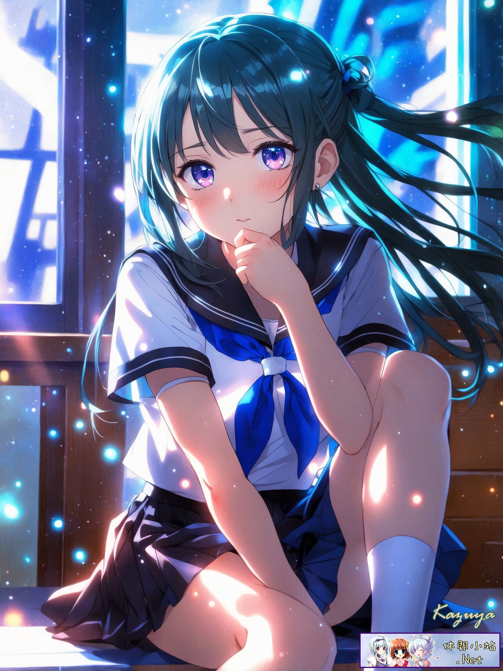 School Girl in indoor School Girl in indoor